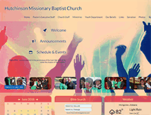 Tablet Screenshot of hutchinsonmbc.org